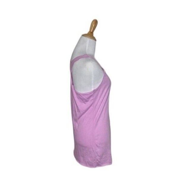 Next Level The Only BS I Need Is Beach and Sunshine Funny Summer Pink Tank Sz M - Picture 5 of 8